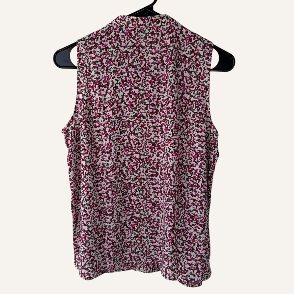 Ann Taylor - Floral Romantic Sleeveless Feminine Button Up Flowy  Size S - Picture 6 of 9
